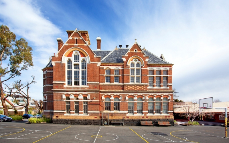 St Kilda Primary School opened in January 1875. Credit image: http://lloydgroup.com.au