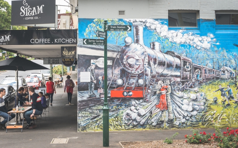 The local council has devoted various paint artwork in the area.