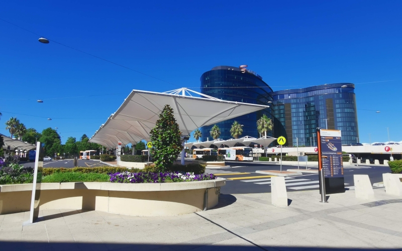 Chadstone Bus Interchange has over 14 bus lines, connecting east and south of Melbourne.