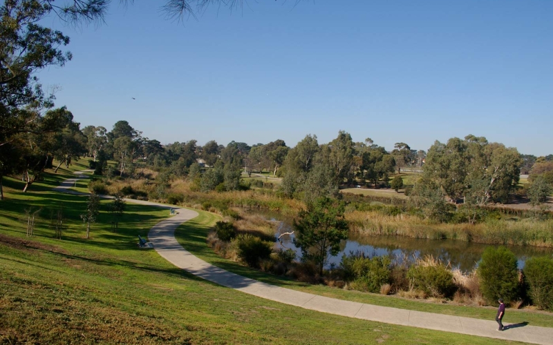 Edwardes Lake Park Dog Off-Lead Area. Credit image: https://yoursay.darebin.vic.gov.au/