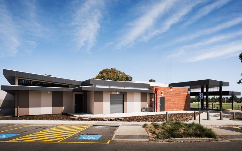 Mill Park Lakes Community Pavilion. Credit image: https://www.k20architecture.com/mill-park-lakes-reserve-pavilion