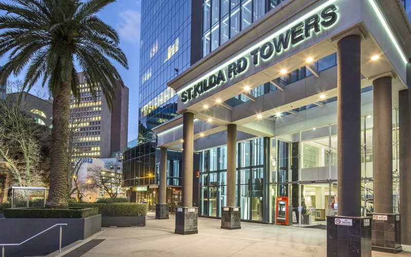 St Kilda Towers is one of hundreds of buildings home to many businesses.