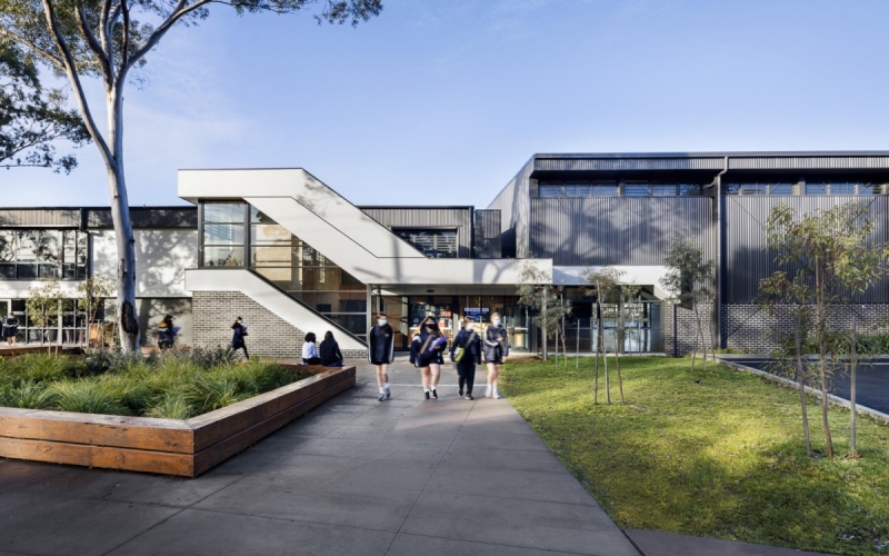 Thornbury High School. Credit image: https://www.brandarchitects.com.au/