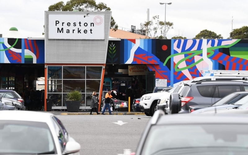 The Preston Market is a very popular place among locals.