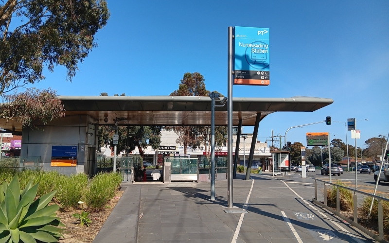 Nunawading Train Station