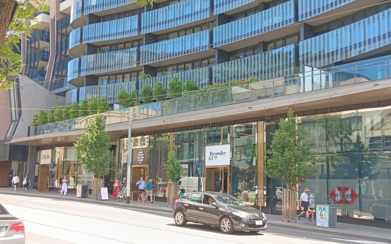 South Yarra is a hub for many luxury brands.
