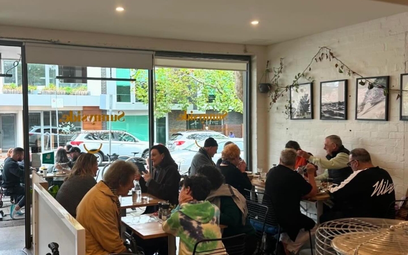 Sunnyside Café. Credit image: https://www.facebook.com/sunnyside.hh/photos
