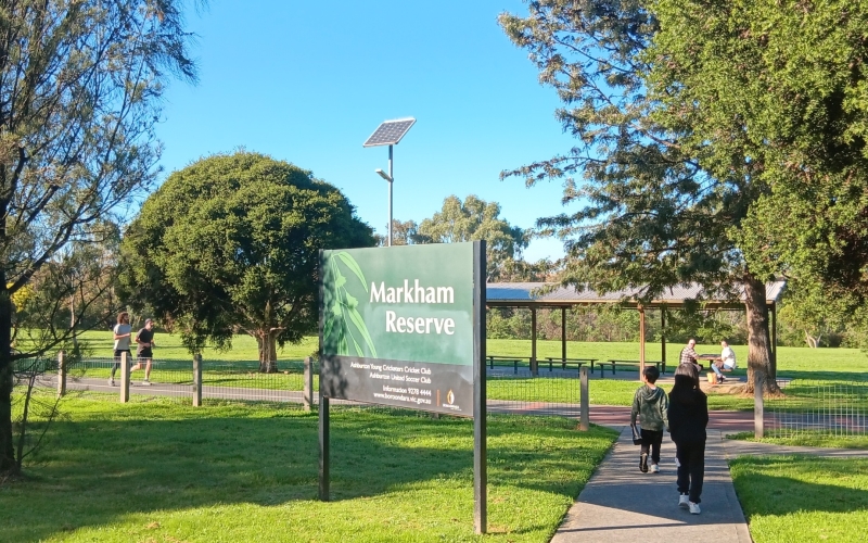 Markham Reserve.
