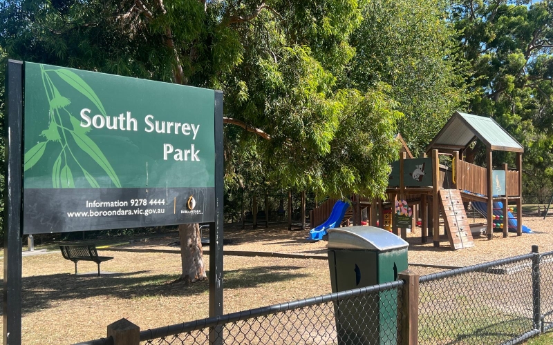 South Surrey Park is a green space that's good for children, celebrations, and casual gatherings.