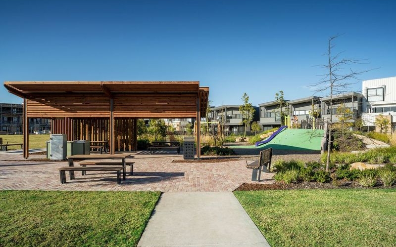 Altona has some nice new public spaces and playgrounds.