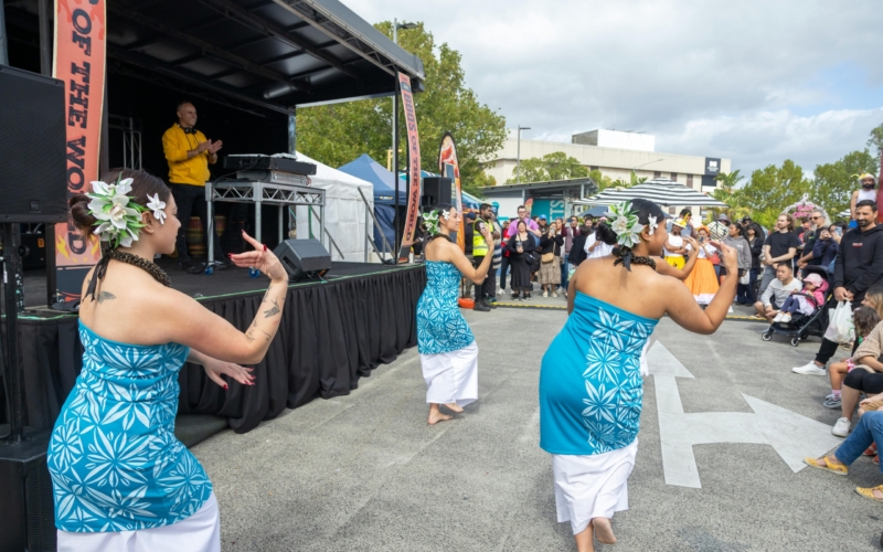 The suburb features many multicultural events and festivals.