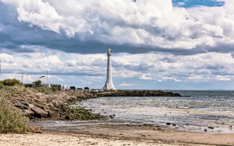 St Kilda Marina Lighthouse was built between 1966-1970.