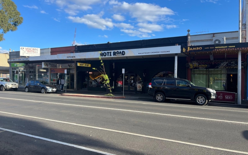 Roti_Road_Malaysian_Chinese_Cuisine Roti Road is a popular Malaysian Chinese restaurant.