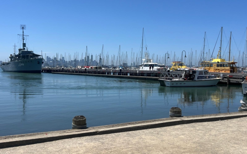 Williamstown Harbour is the historic maritime area in the bayside suburb.